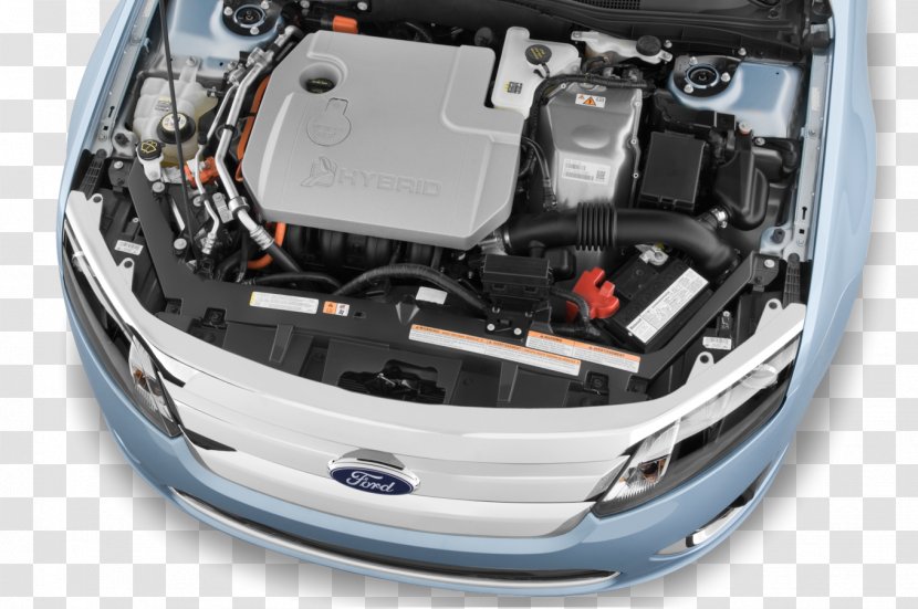 Car 2012 Ford Fusion Hybrid 2010 - Hood - Engine Transparent PNG
