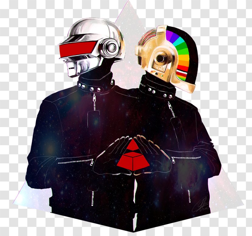 Daft Punk Fan Art Drawing Techno - Flower Transparent PNG