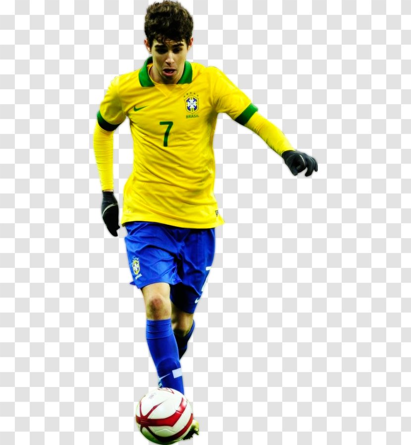 Oscar Brazil National Football Team 2013 FIFA Confederations Cup Player - T Shirt - Futebol Brasil Transparent PNG