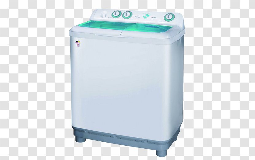 Washing Machine Haier Bathtub Dishwasher - HD Double Barrels Of Transparent Material Transparent PNG
