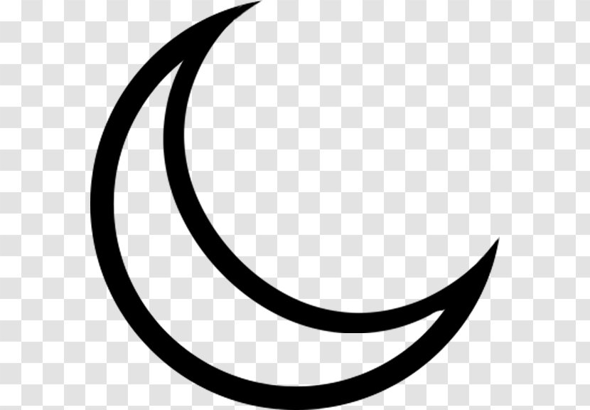 Crescent Lunar Phase Moon Clip Art - Symbol Transparent PNG