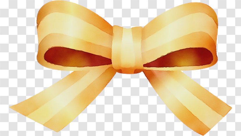 Bow Tie - Yellow - Embellishment Transparent PNG