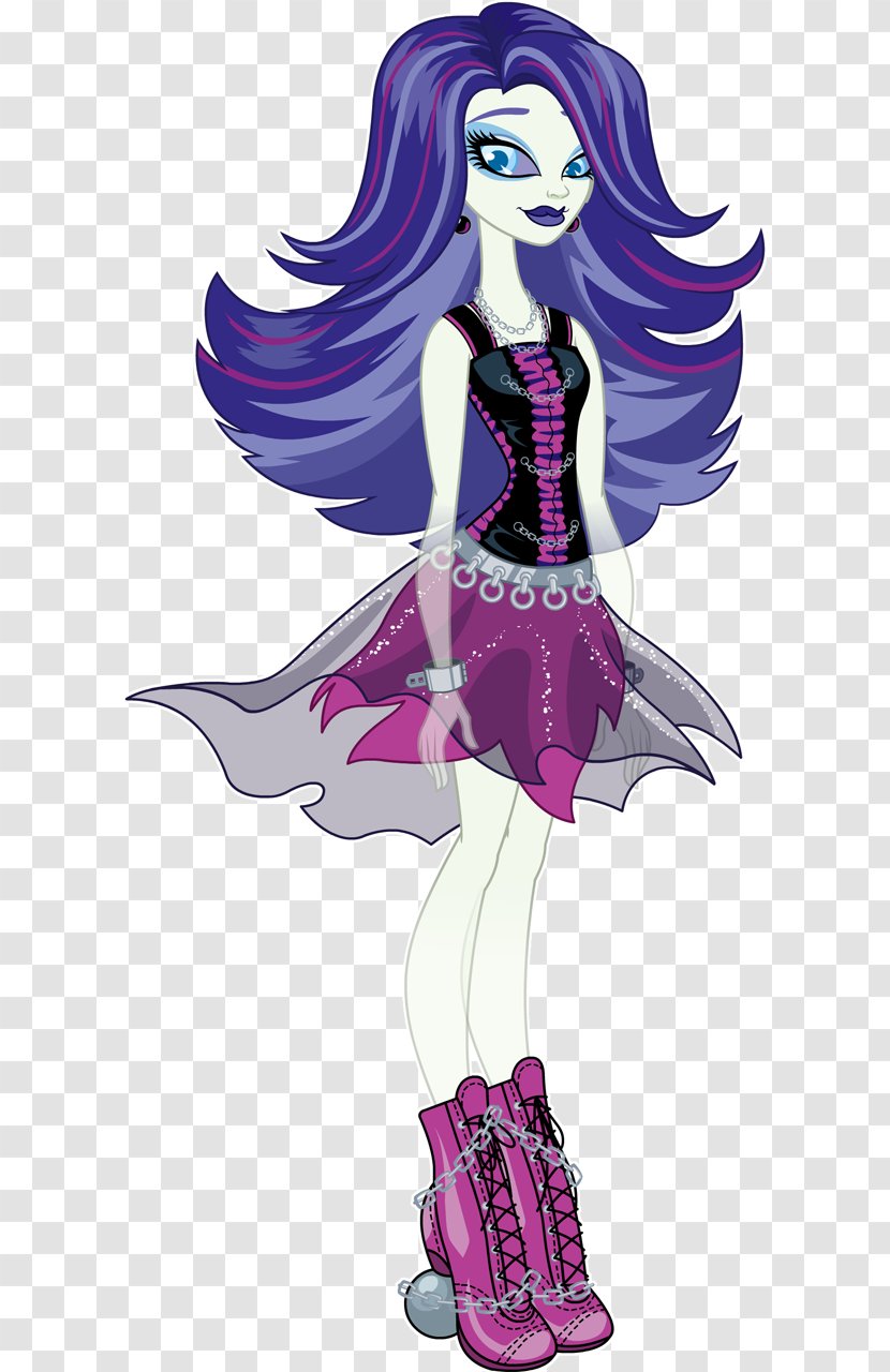 Monster High Spectra Vondergeist Daughter Of A Ghost Ghoul Doll - Cleo De Nile Transparent PNG
