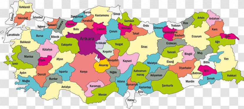 Istanbul World Map Provinces Of Turkey Geography - Area Transparent PNG