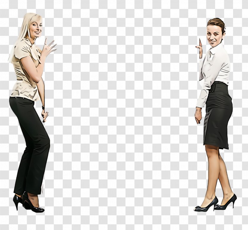 Standing Leg Gesture Sitting Trousers Transparent PNG
