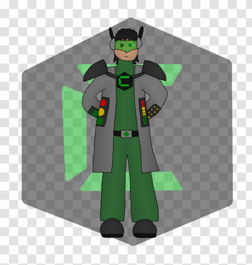 Cartoon Green Character - Atmos Transparent PNG