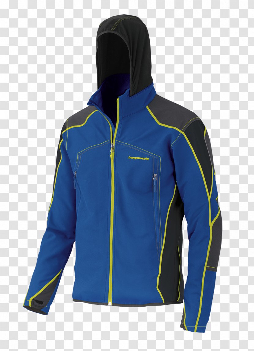 Hoodie Jacket Blouson Clothing Tube Top - Cobalt Blue Transparent PNG
