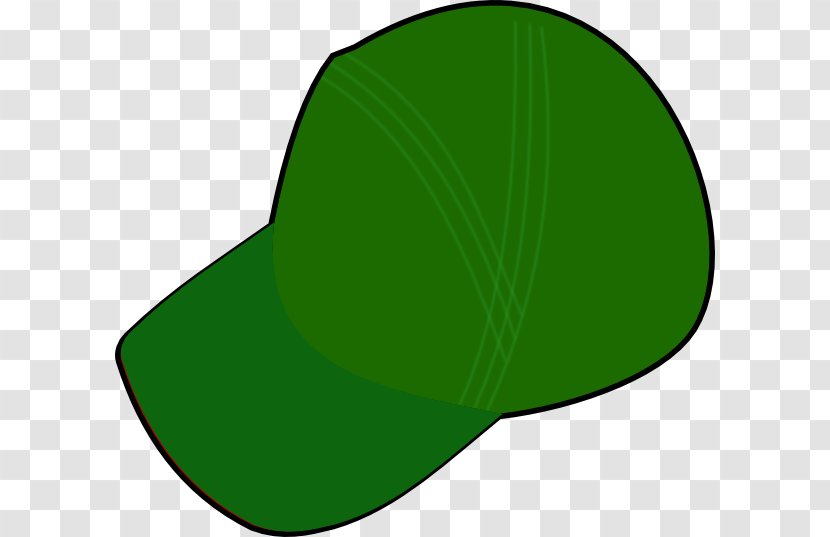 Baseball Cap Hat Clip Art - Green Transparent PNG