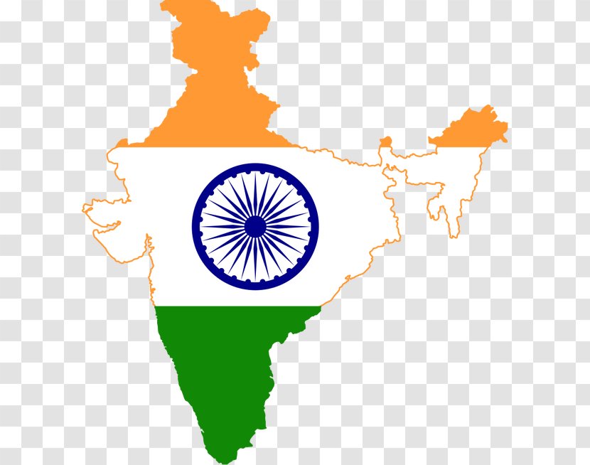 Flag Of India National Map - Geography Transparent PNG