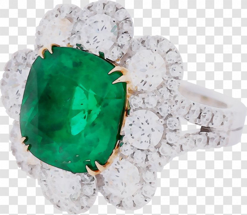 Ring Body Jewellery Turquoise Diamond - Emerald - Metal Transparent PNG