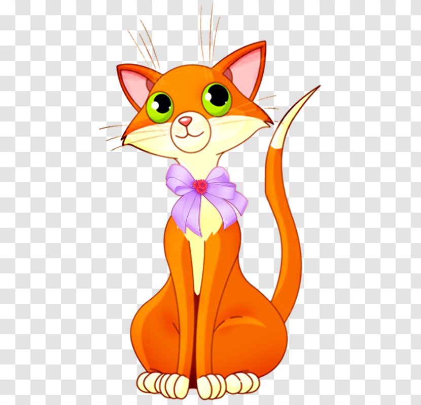 Kitten Sphynx Cat Clip Art Vector Graphics Illustration - Orange - Docente Badge Transparent PNG