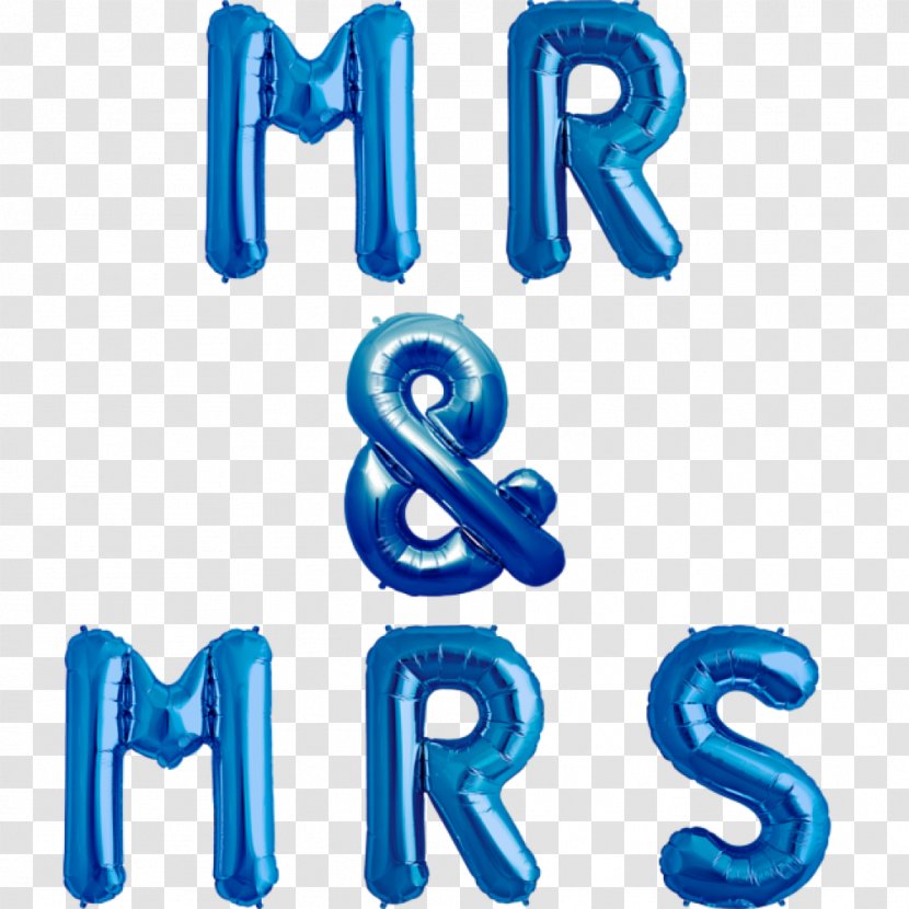 Mrs. Mr. Wedding Laura Lees Photography - Electric Blue Transparent PNG