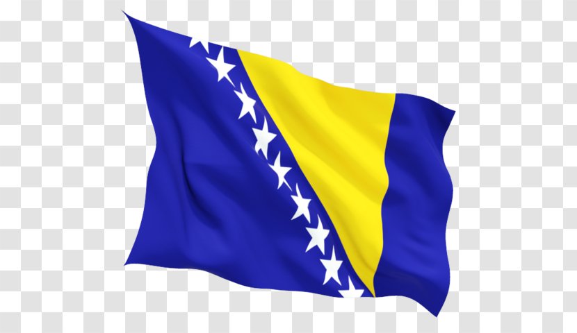 Flag Of Bosnia And Herzegovina Republic Sarajevo National - Cobalt Blue Transparent PNG