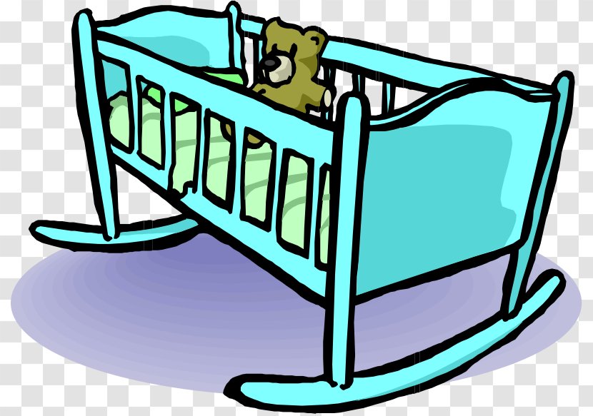 Cots Clip Art Openclipart Free Content Infant - Drawing - Bassinet Transparent PNG