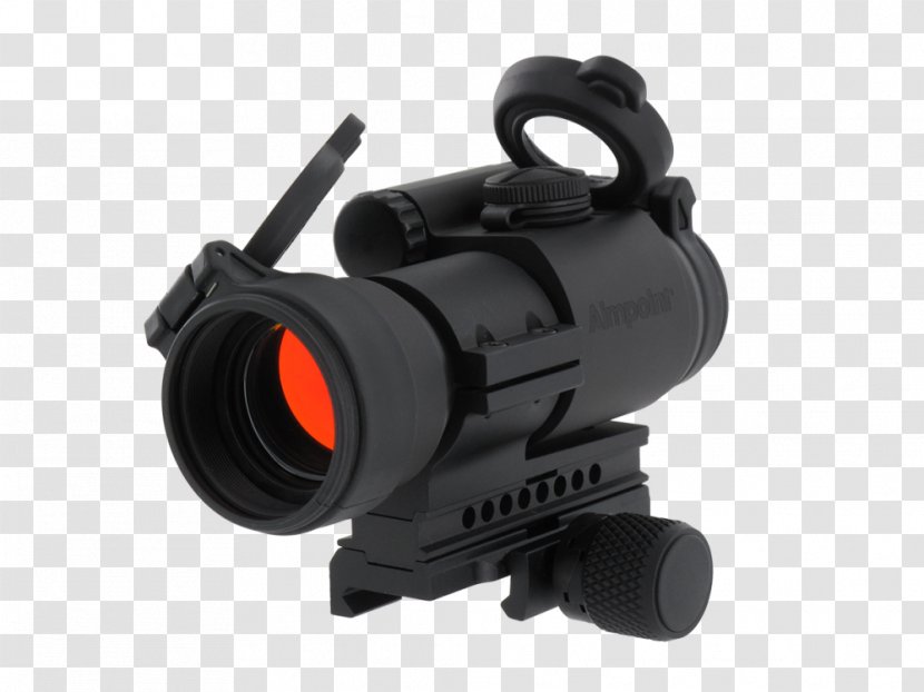 Red Dot Sight Aimpoint AB Optics Telescopic - Cartoon - Sights Transparent PNG