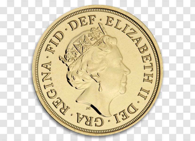 Royal Mint Half Sovereign Bullion Coin - Fineness Transparent PNG
