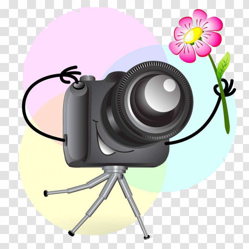 Cartoon Camera Royalty-free Clip Art - Hand Drawn Screen Transparent PNG