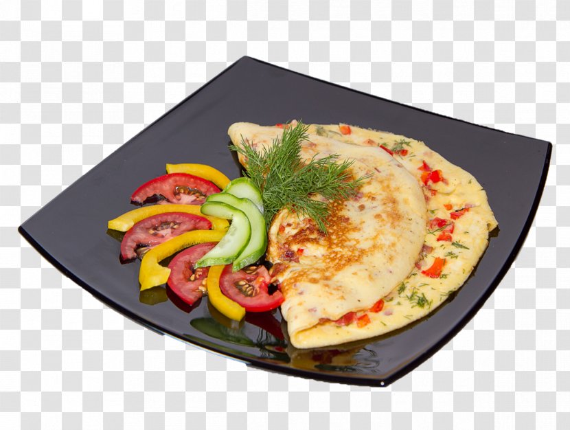 Omelette Breakfast Dish Fried Egg Oladyi - Shrimp Transparent PNG
