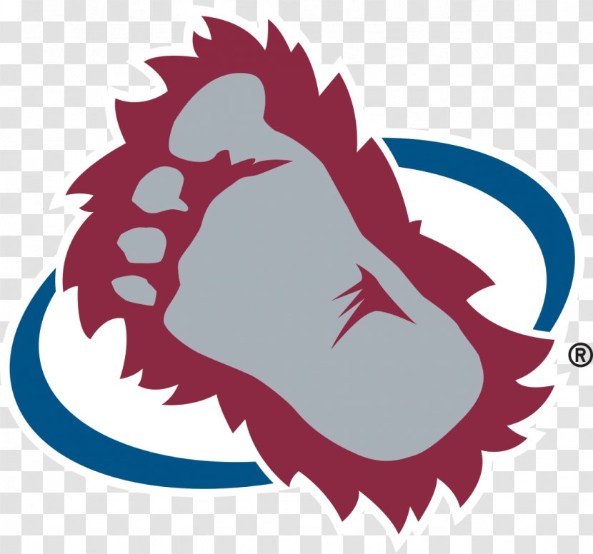 Colorado Avalanche National Hockey League Quebec Nordiques Ice World Association - Flower - Foot Print Transparent PNG