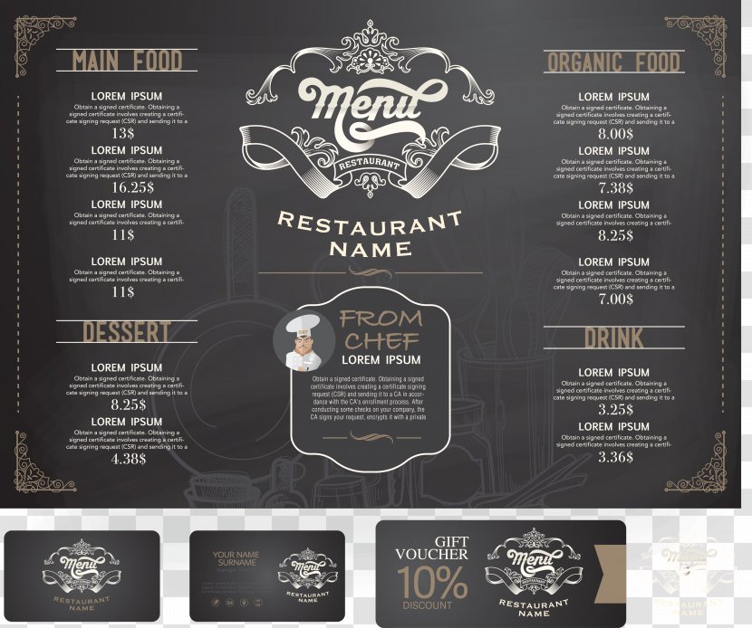 Thai Cuisine Menu Cafe Restaurant - Brand - Catering Transparent PNG