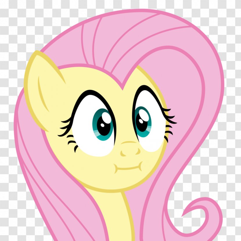 Fluttershy Pinkie Pie Twilight Sparkle Rarity Pony - Heart - Face Transparent PNG