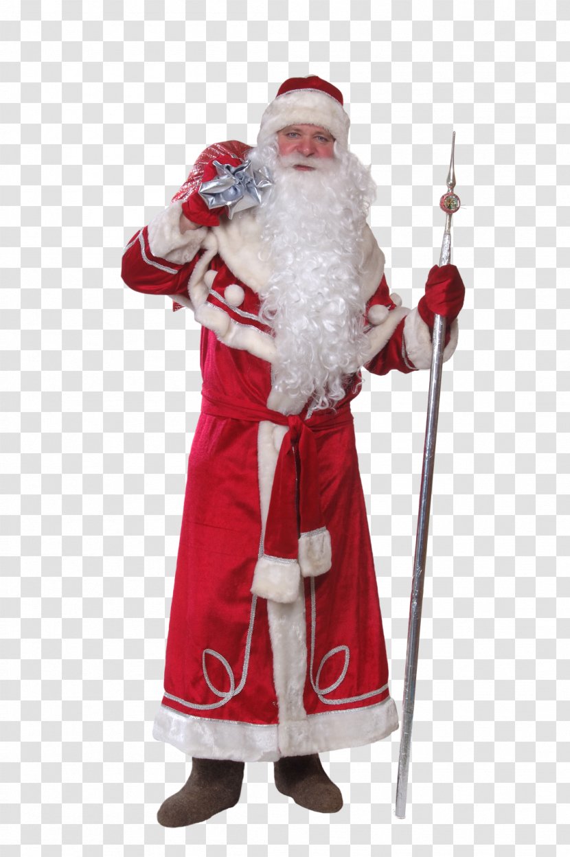 Santa Claus Ded Moroz Snegurochka Grandfather Ziuzia - Christmas Ornament Transparent PNG