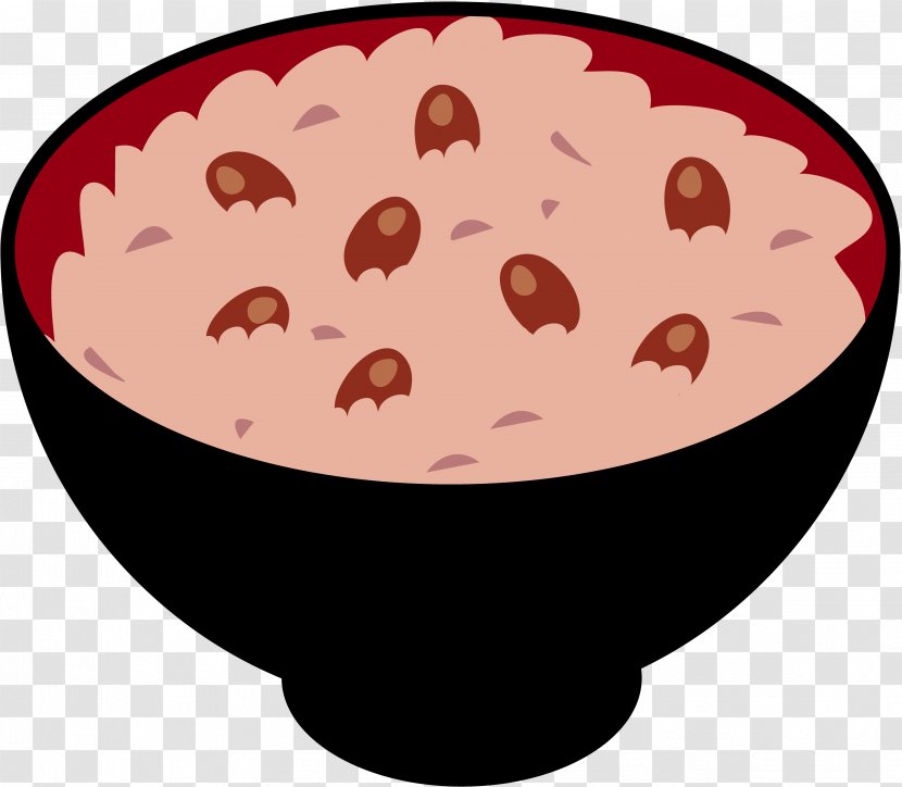 Red Bean Rice Adzuki Food Bento - Bowl Transparent PNG
