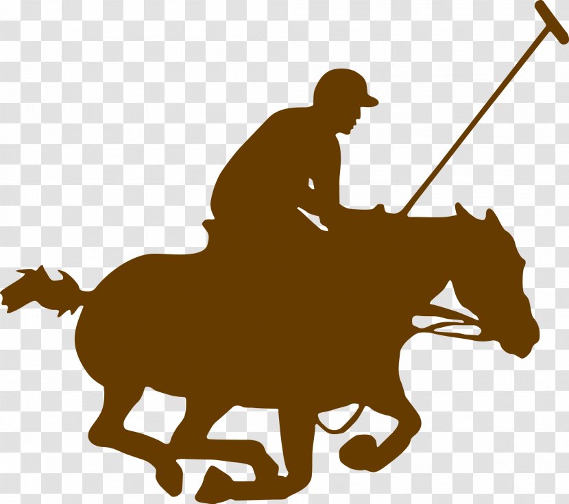 Euclidean Vector Clip Art - Horse Tack - Brown Polo Player Silhouette Transparent PNG