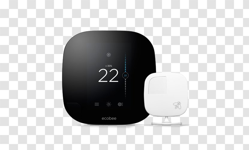 Smart Thermostat Ecobee Ecobee3 Nest Labs - Amazon Alexa Transparent PNG