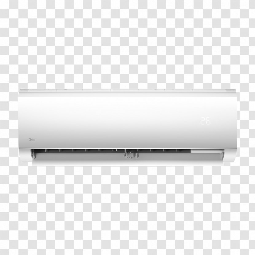 Midea Air Conditioner Conditioning R-410A Central Heating - Rectangle - Air-conditioner Transparent PNG