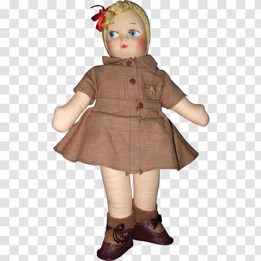 Rag Doll Collectable Textile Antique - Costume Transparent PNG