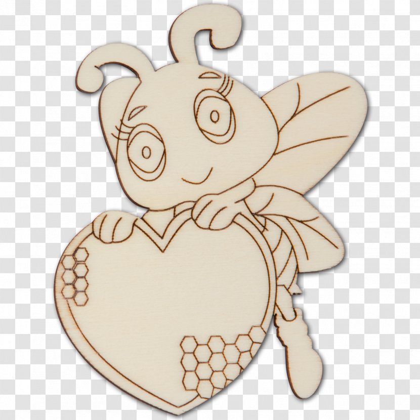 Wood Bee Insect Wholesale Sperrholz - Heart Transparent PNG