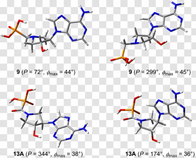 Conformational Isomerism Pyrrolidine Angle Point Nucleotide - Triangle - Ribozyme Transparent PNG