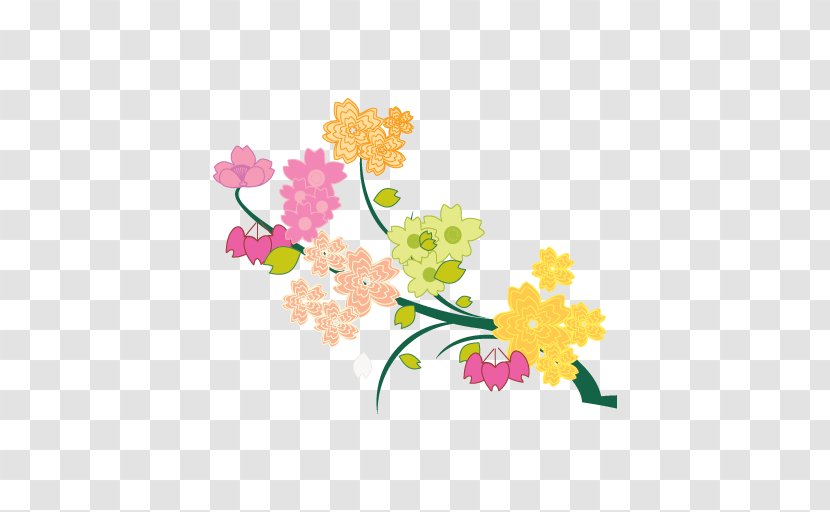 Flower Vector Graphics Euclidean Image Design - Leaf - Commode Transparent PNG