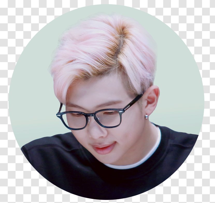 RM BTS K-pop Glasses Billboard 200 - Frame - Namjoon Transparent PNG