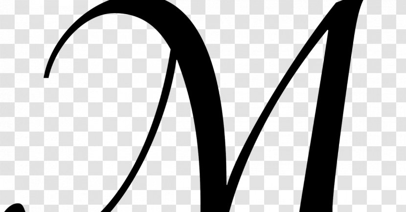 M&M's Letter Brand Clip Art - Black - Maala Transparent PNG