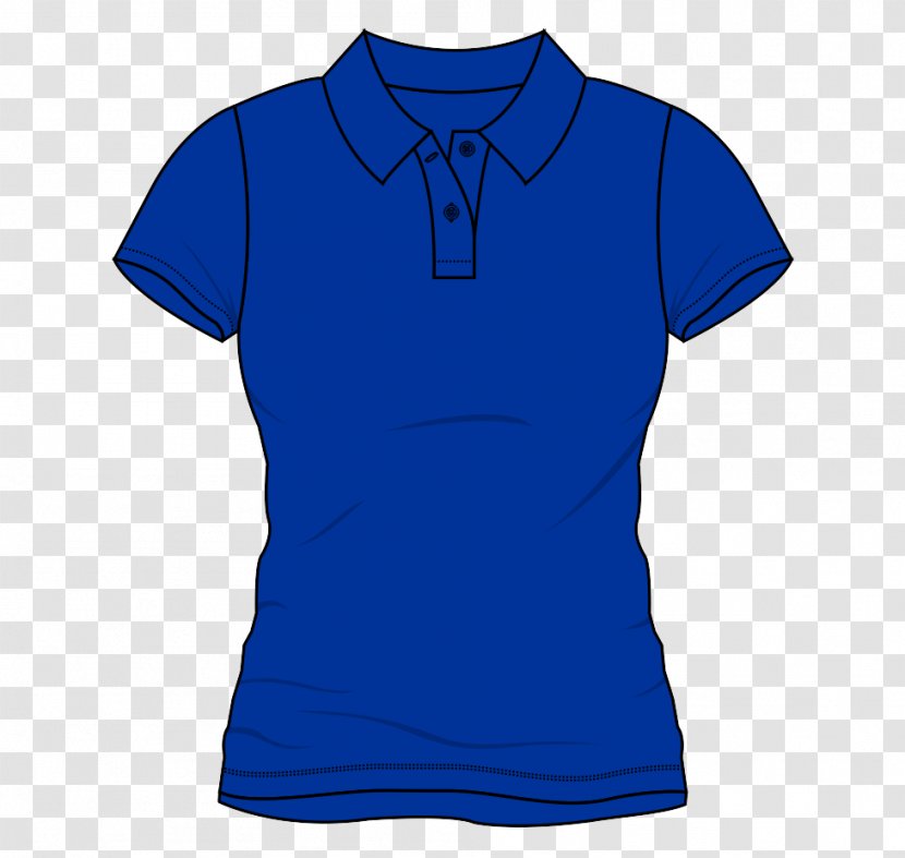 T-shirt Polo Shirt Collar Clothing Sleeve - Women's Clipart Transparent PNG