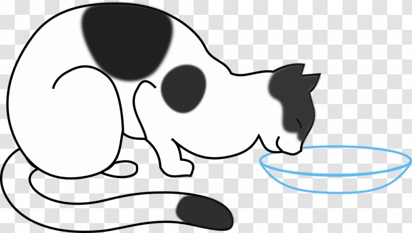 Cat Food Kitten Eating Clip Art - Cartoon Transparent PNG