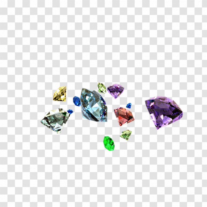 Picsart Background - Amethyst - Diamond Crystal Transparent PNG