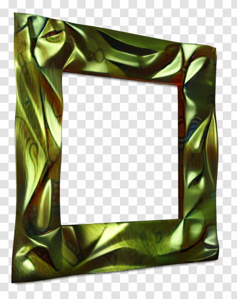 Green Background Frame - Baroque - Rectangle Picture Transparent PNG