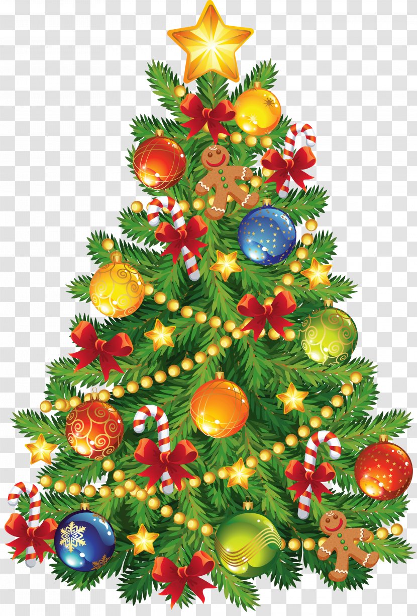 Christmas Tree Ornament Clip Art - Floral Design - Cliparts Transparent Transparent PNG