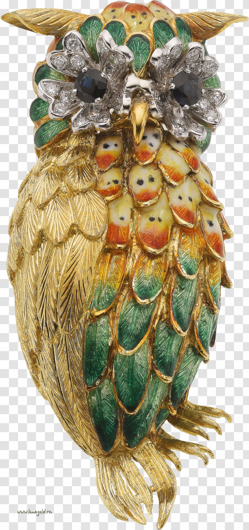 Owl Jewellery Brooch Clip Art - Christmas Ornament Transparent PNG