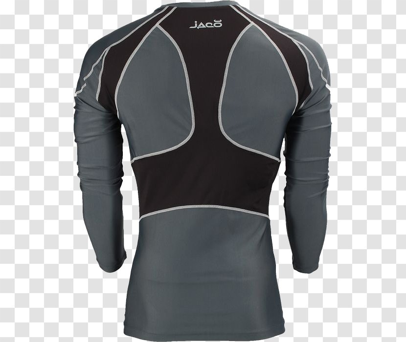 Long-sleeved T-shirt Shoulder - Sportswear - Compression Wear Transparent PNG