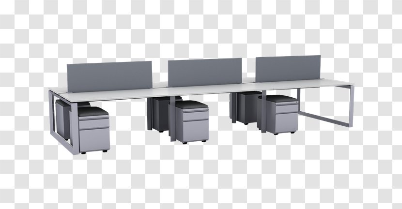 Desk Table Cubicle Office Workstation - Computer Transparent PNG