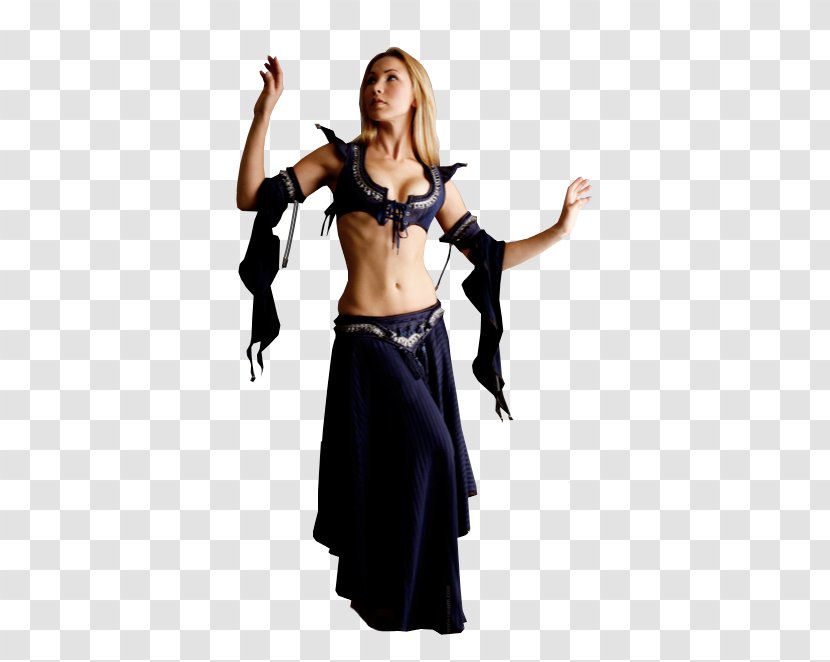 Belly Dance Navel Costume GIF - Watercolor - восток Transparent PNG