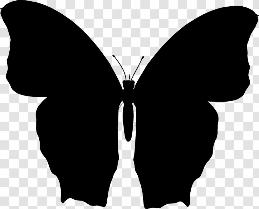 Brush-footed Butterflies Clip Art Silhouette M. Butterfly - Brushfooted - Invertebrate Transparent PNG