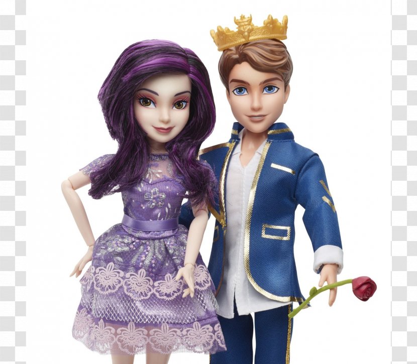 Descendants 2 Mal Evie Carlos - Action Toy Figures - Doll Transparent PNG