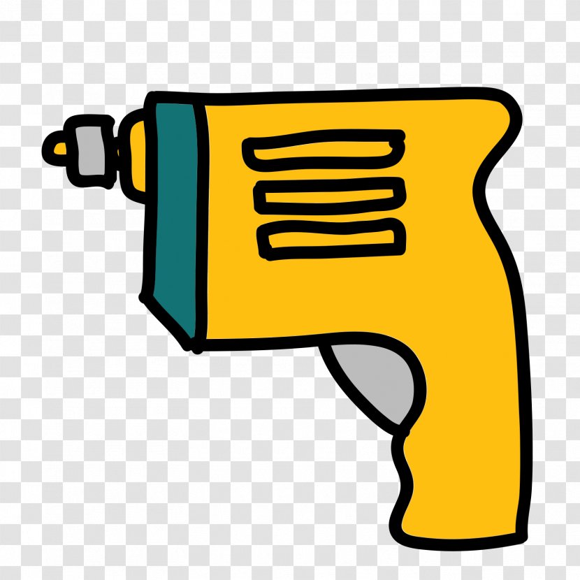 Clip Art Drill Product Cartoon Toy - Handpaint Banner Transparent PNG