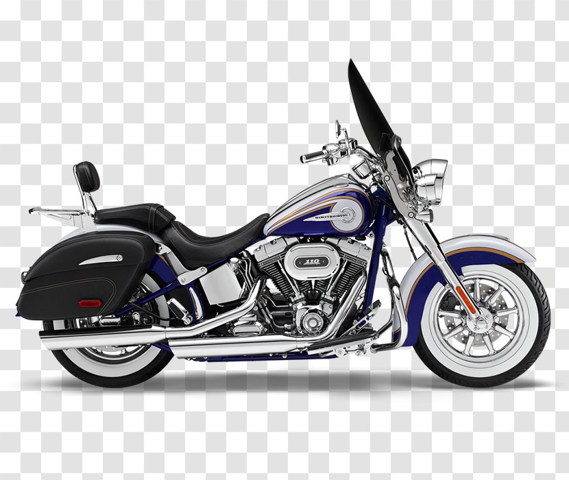 Harley-Davidson CVO Softail Motorcycle FLSTF Fat Boy - Exhaust System Transparent PNG