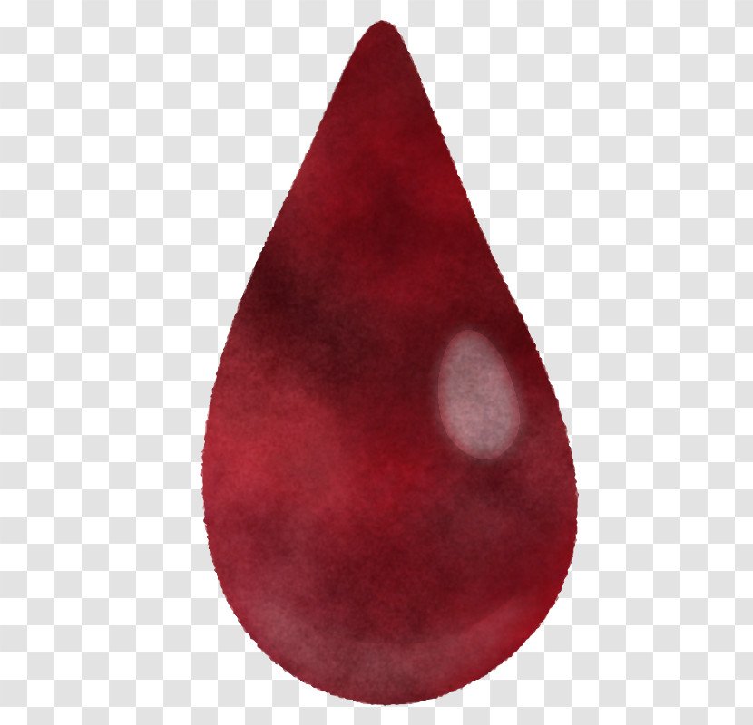 Red Maroon Drop Ruby Transparent PNG